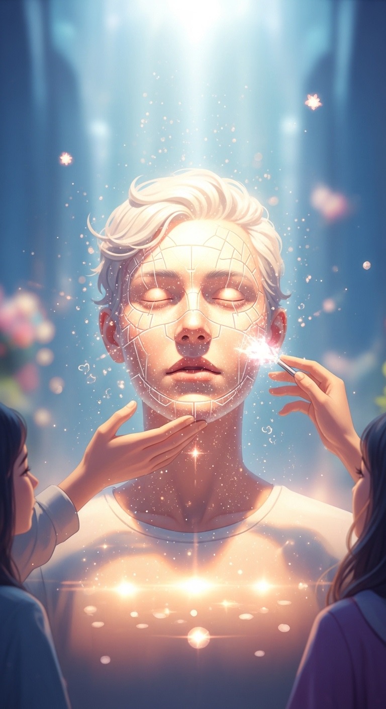 자아 재창조를 위한 얼굴 대수술의 꿈 - 길몽