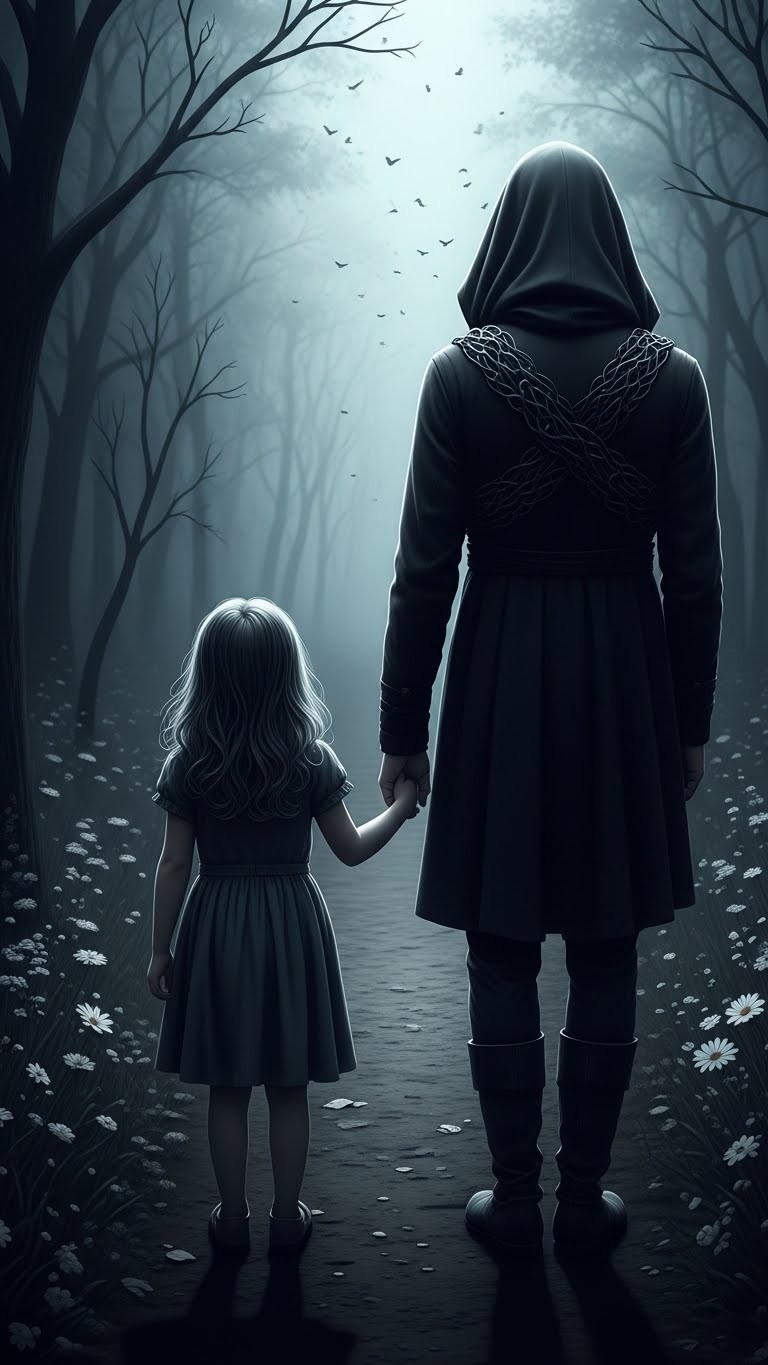 어린 소녀와 손을 잡고 걷는 꿈: 관계 속 책임과 갈등의 그림자 - 흉몽 어린 소녀와 손을 잡고 걷는 꿈: 관계 속 책임과 갈등의 그림자 - 흉몽