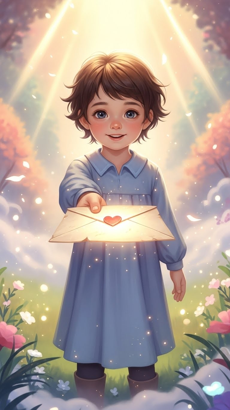 어린아이의 편지를 받은, 순수한 사랑의 예감 - 길몽