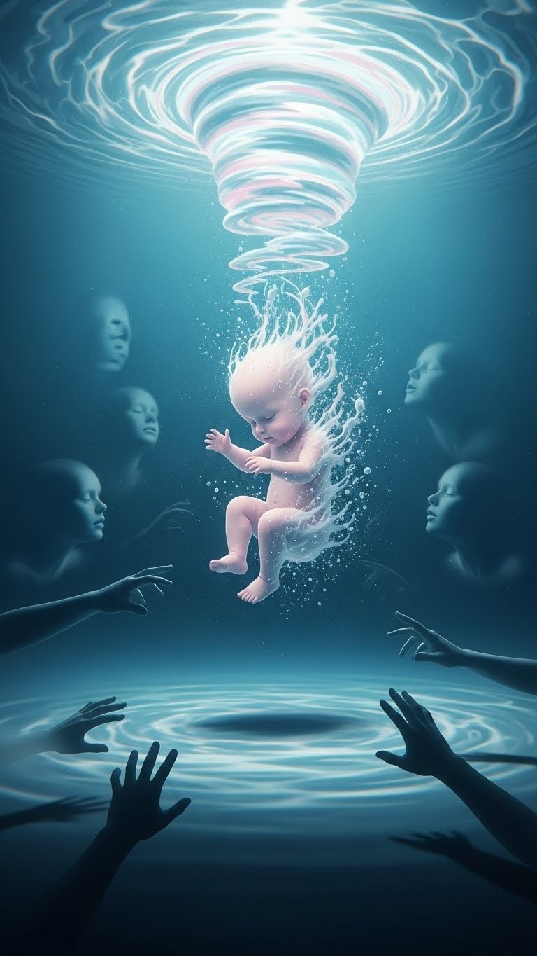 물 속 아기의 사라짐, 삶의 중대한 전환과 마주하다 - 흉몽