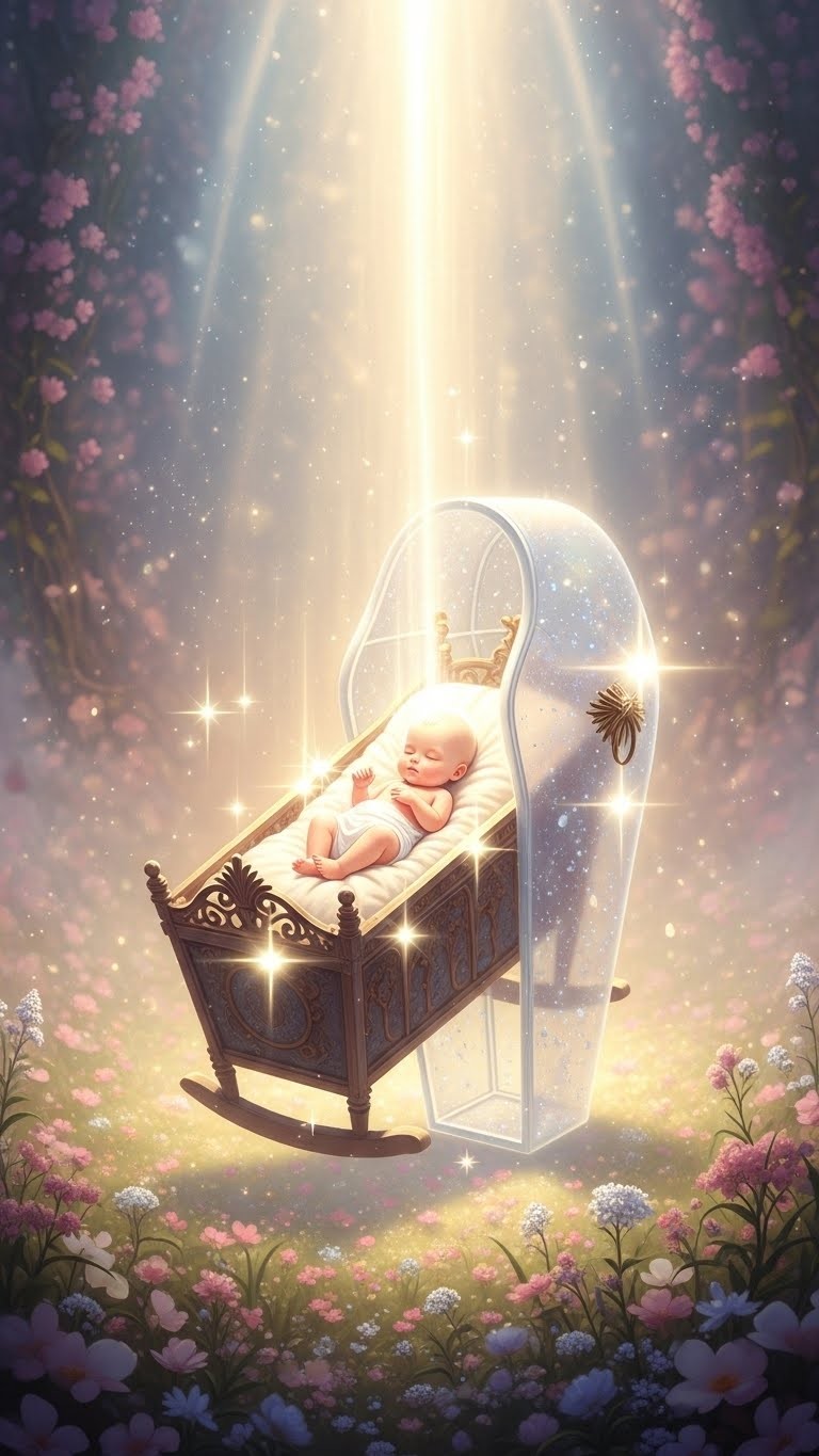 관 속 아기의 죽음, 새로운 시작과 목적 달성을 예고하는 꿈 - 길몽