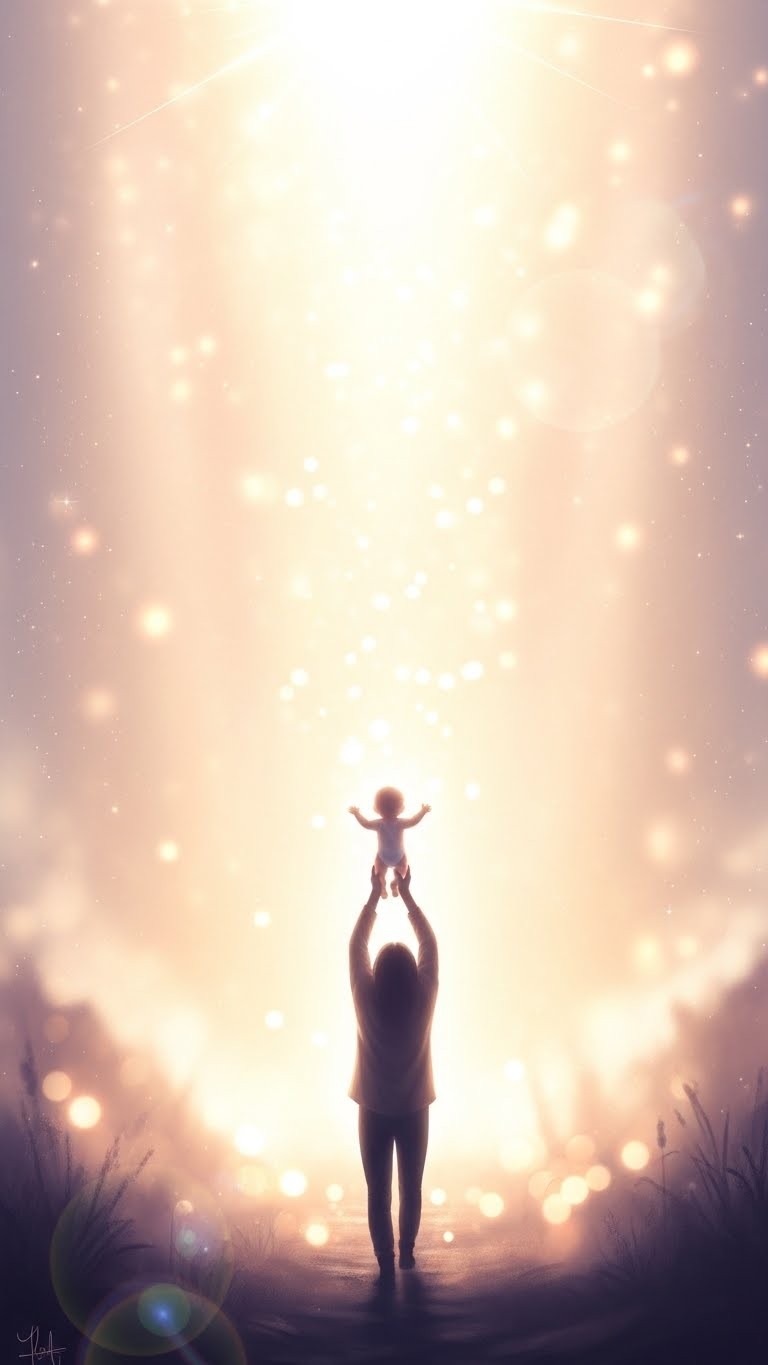 묵은 짐을 내려놓고 새 시작을 예고하는 아기 이별 꿈 - 길몽 묵은 짐을 내려놓고 새 시작을 예고하는 아기 이별 꿈 - 길몽