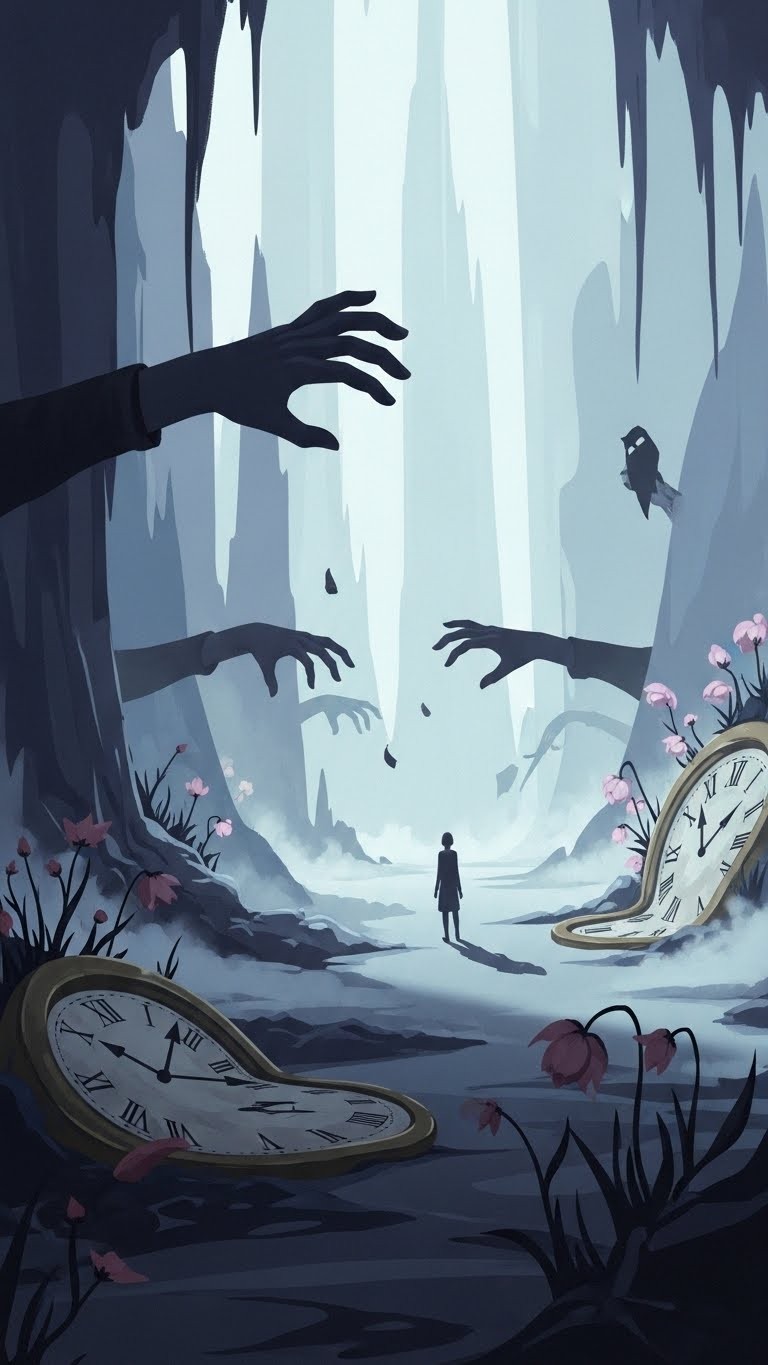 강도에게 쫓겨 심리적 압박에 시달리는 꿈 - 흉몽