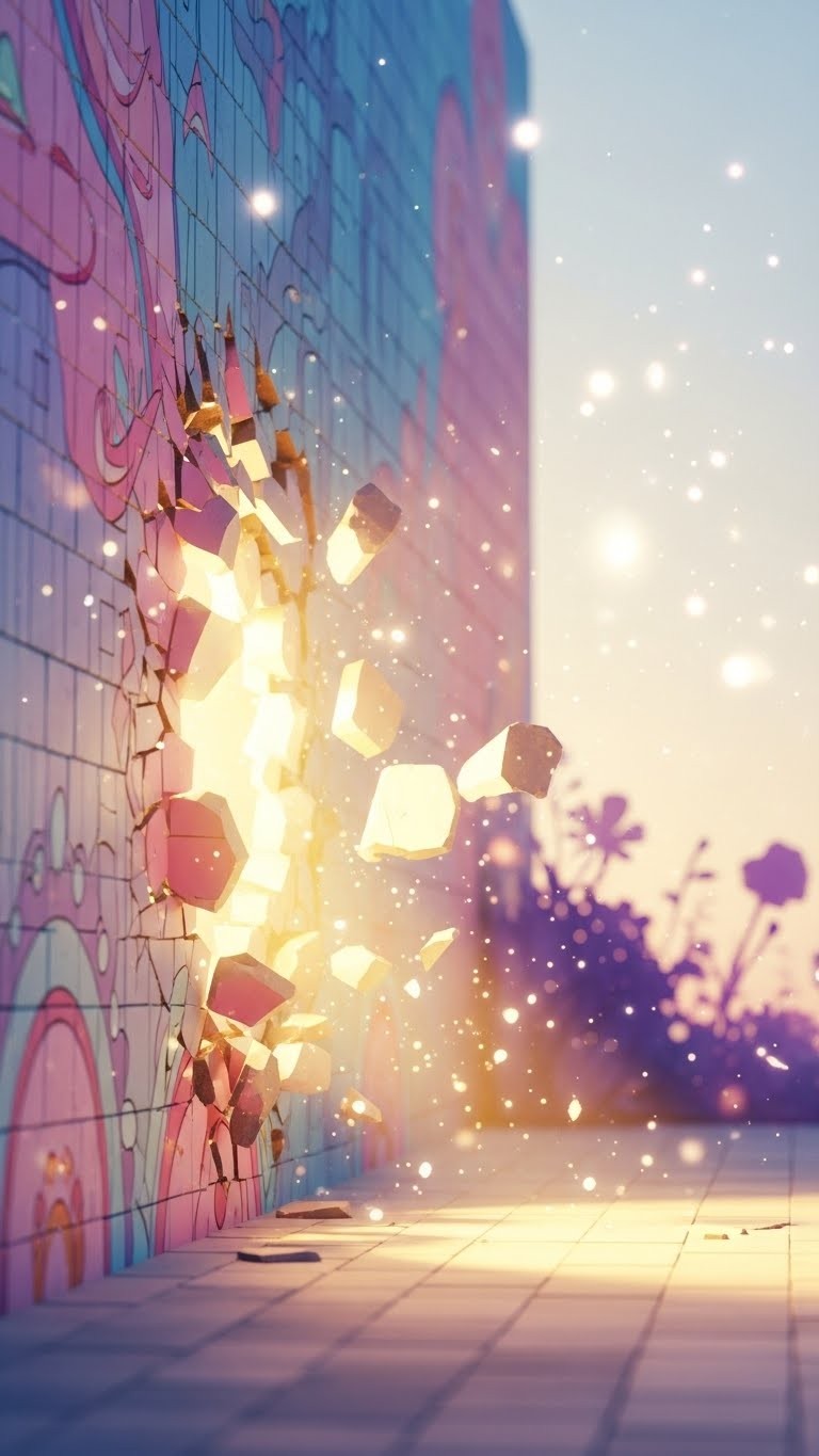 벽을 허물고 들어오는 뜻밖의 번영 - 길몽