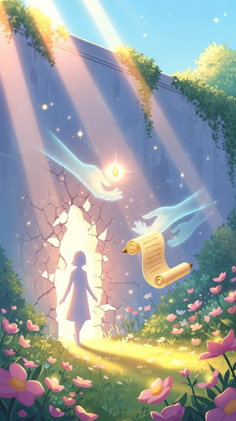 예상치 못한 귀인이 벽을 넘어 찾아오는 꿈 - 길몽