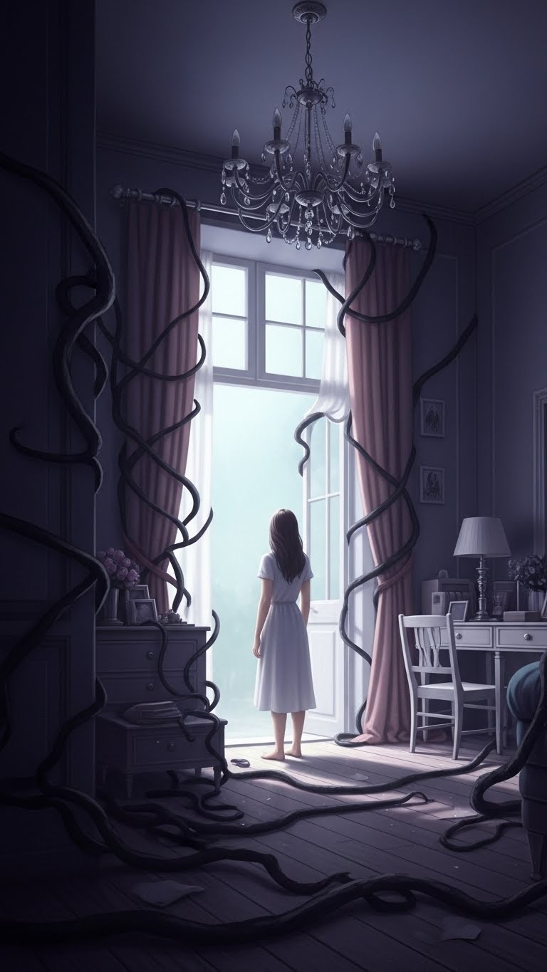 나의 공간을 침범하는 강도의 그림자 - 흉몽