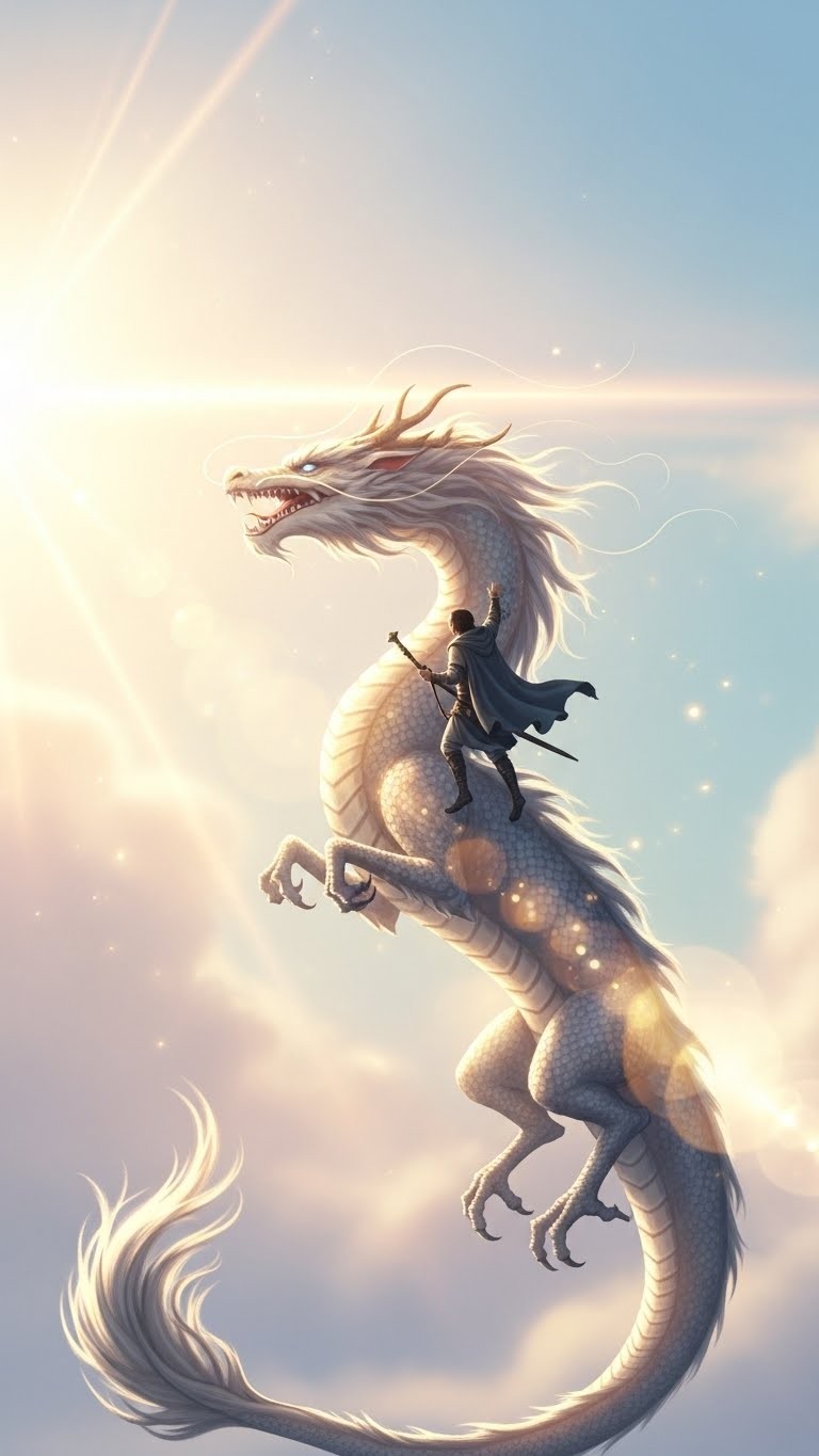 미천한 신분에서 용을 타고 비상하는 꿈 - 길몽 미천한 신분에서 용을 타고 비상하는 꿈 - 길몽