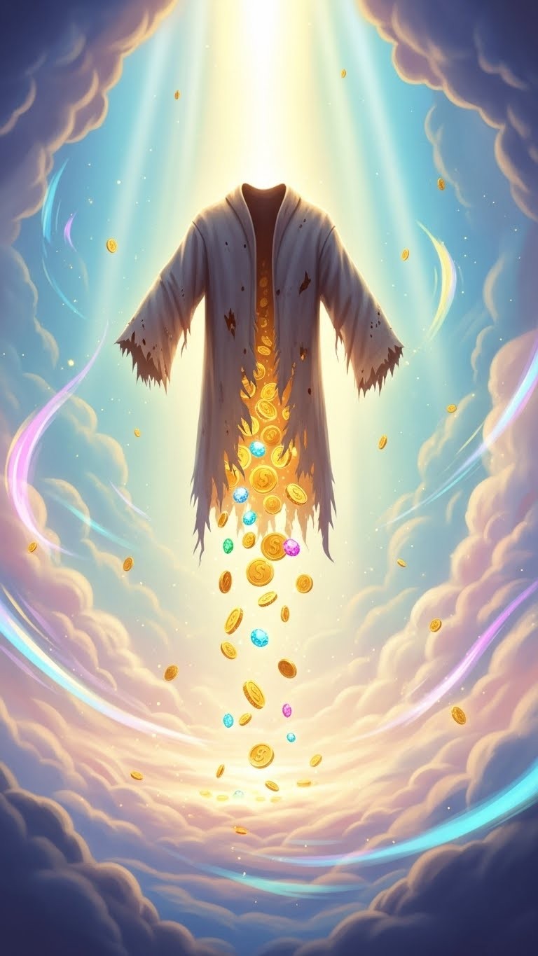 허름한 옷이 가져다준 뜻밖의 행운과 재물 - 길몽 허름한 옷이 가져다준 뜻밖의 행운과 재물 - 길몽