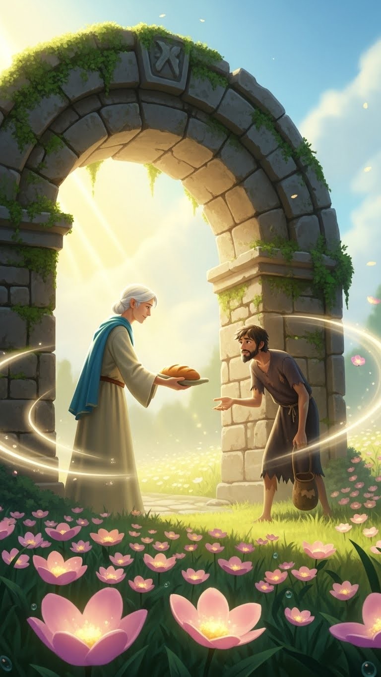 나눔으로 얻는 행운과 평화의 꿈 - 길몽