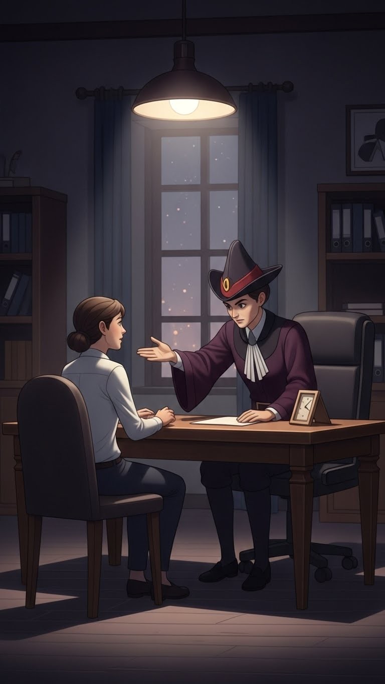 권한을 가지고 타인을 추궁하는 꿈 - 흉몽