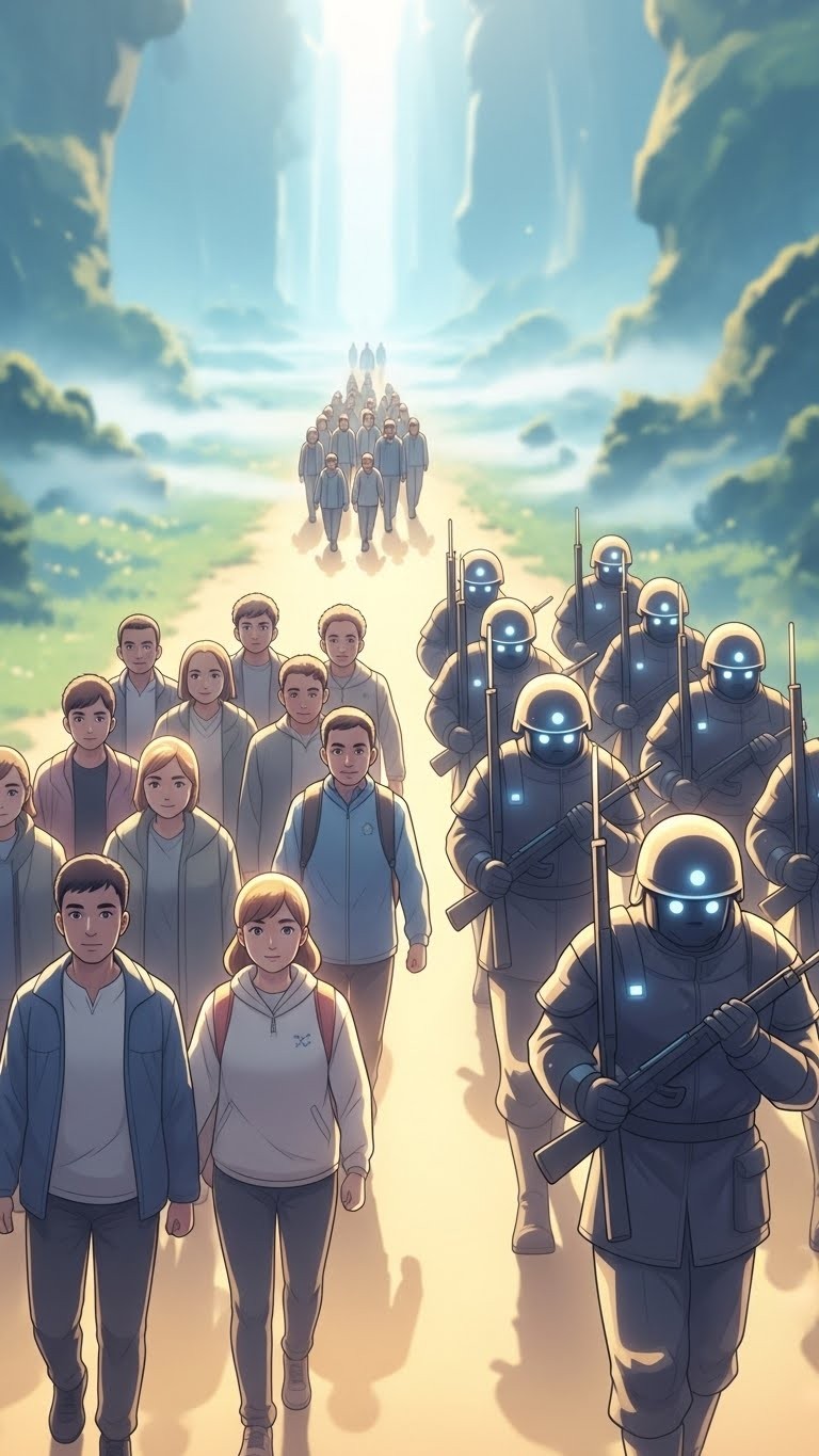 협력과 성공을 향한 행진: 군인들과 함께 걷는 꿈 - 길몽