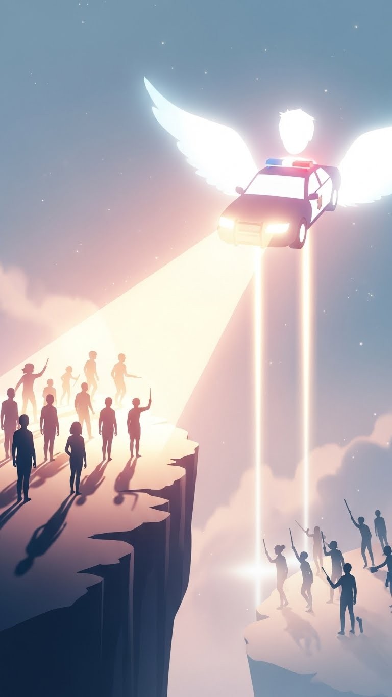 권위의 개입으로 인한 강력한 변화와 경쟁 해소의 꿈 - 길몽