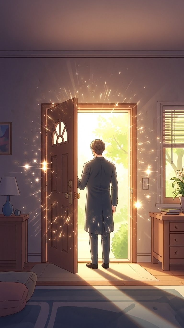 권위의 인물이 집을 방문, 명예와 재물을 부르는 길몽 - 길몽