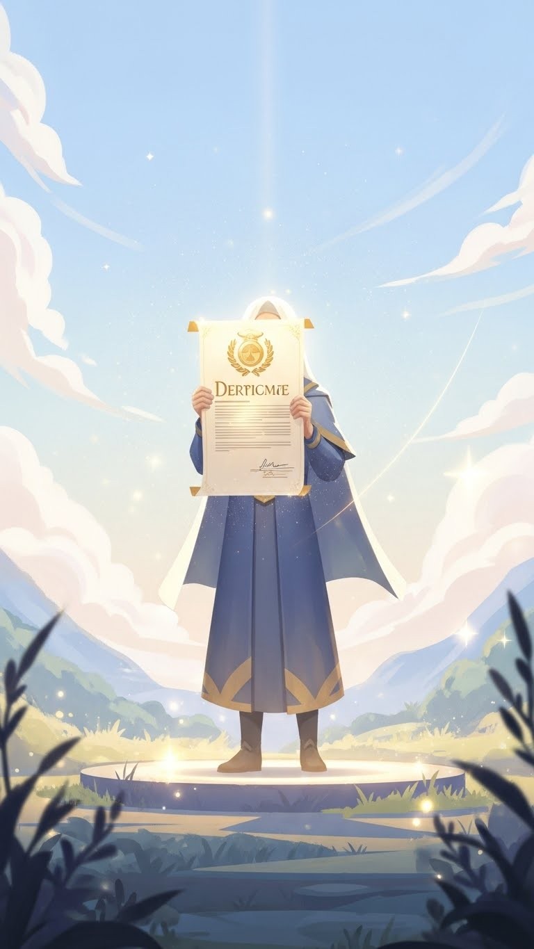 명예로운 지위와 권력을 상징하는 임명장을 받는 꿈 - 길몽