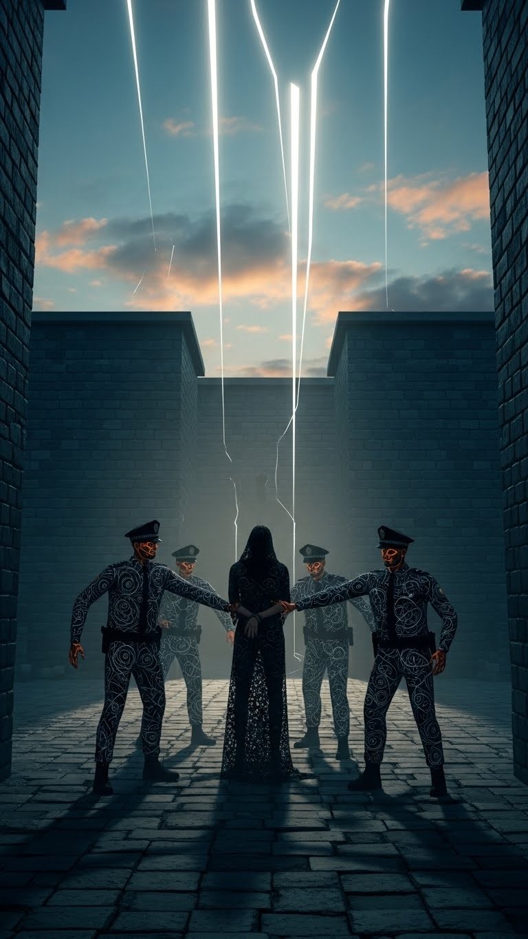 권위에 의해 억압받거나 양심의 압박을 느끼는 꿈 - 흉몽