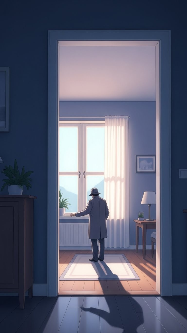 내면을 탐색하는 사복형사, 집 안 수색의 꿈 - 보통