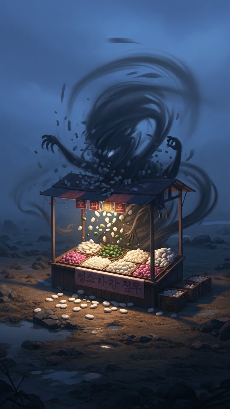 좌판을 뒤엎는 꿈, 현재의 불만과 변화를 향한 갈망 - 흉몽