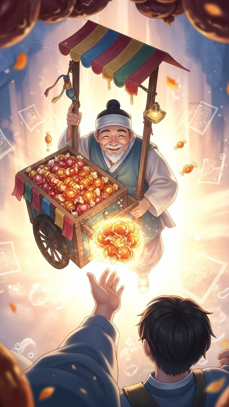 추억 속 엿장수를 만나 소망을 이루는 꿈 - 길몽
