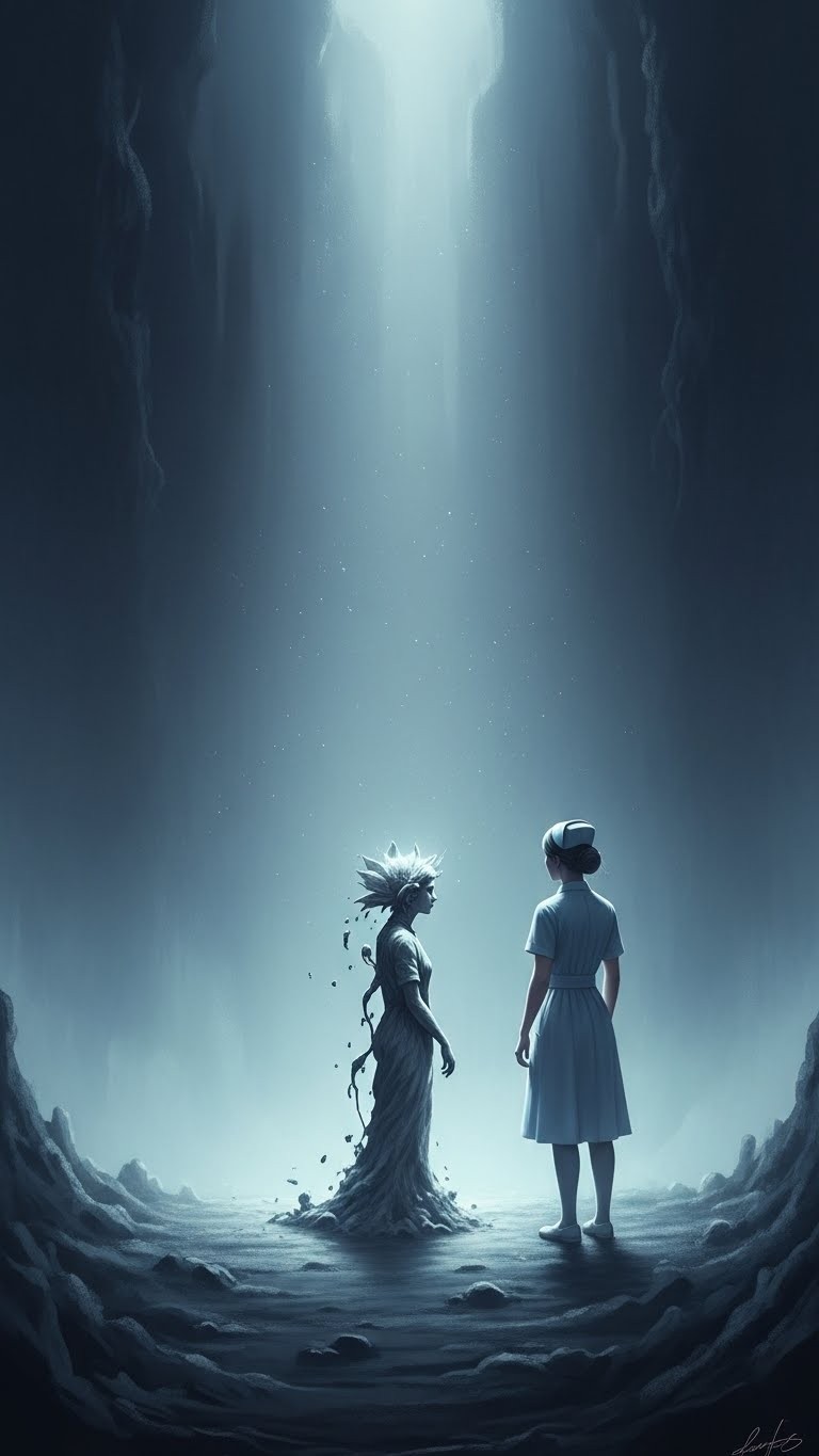 나를 돌보는 간호사와 마주하는 꿈 - 흉몽