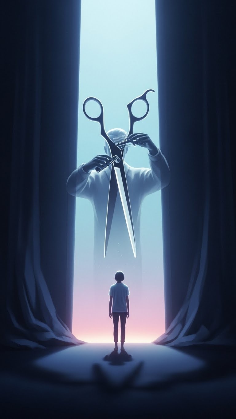 낯선 이의 손에 맡겨진 불안한 면도: 변화와 통제에 대한 심리 - 흉몽