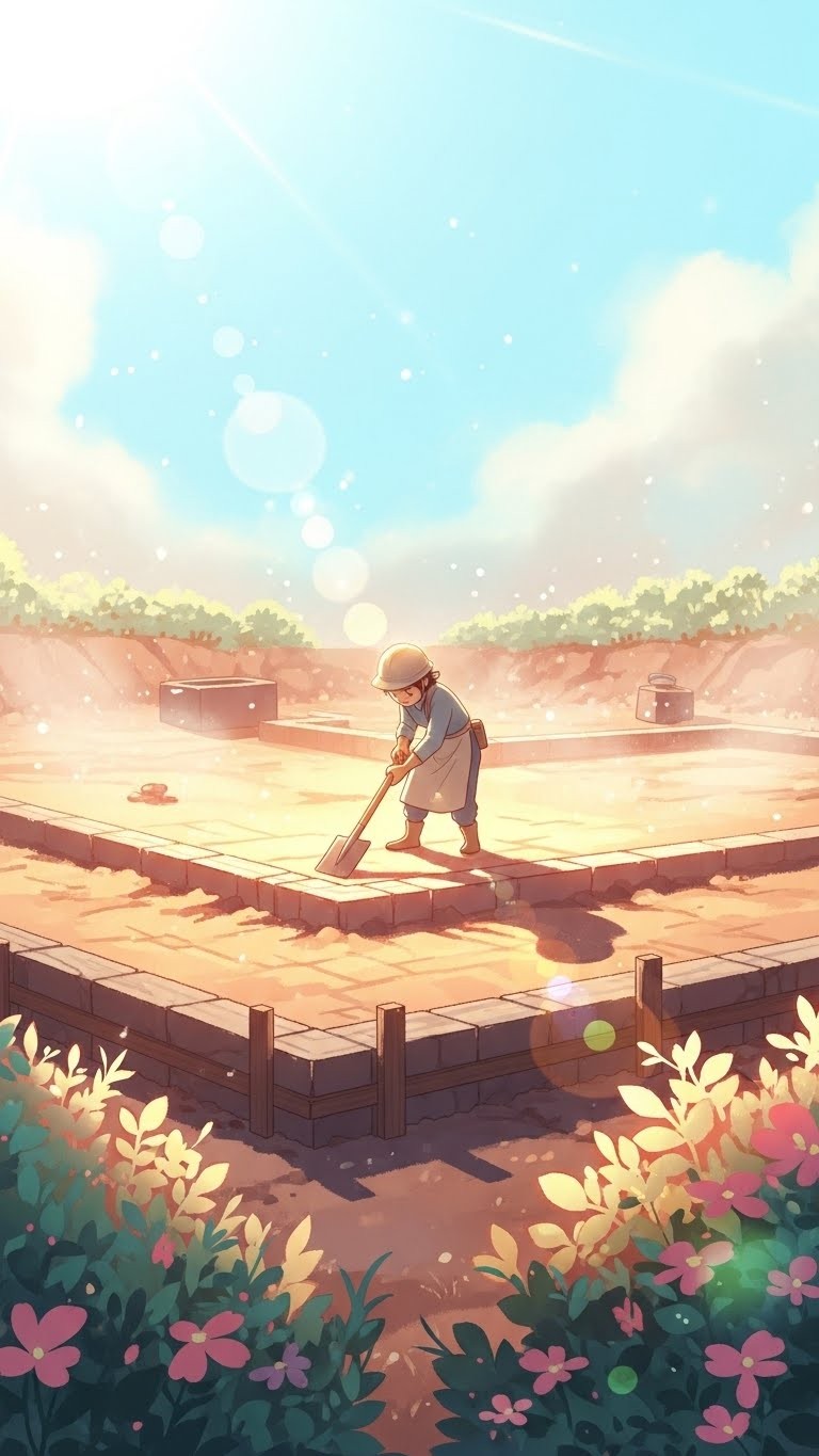 땀으로 일군 터전, 번영의 기틀을 다지는 꿈 - 길몽