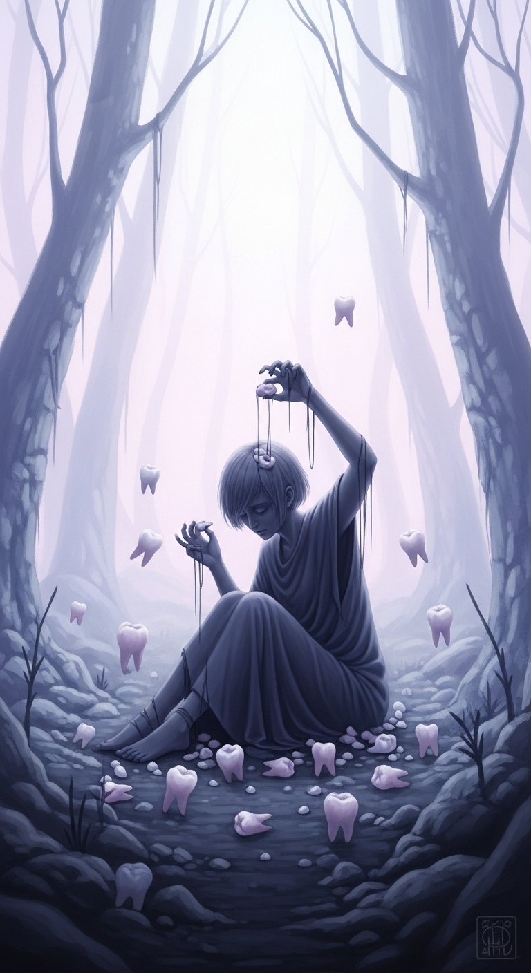 빠진 이를 가지고 노는, 상실감과 혼란의 꿈 - 흉몽