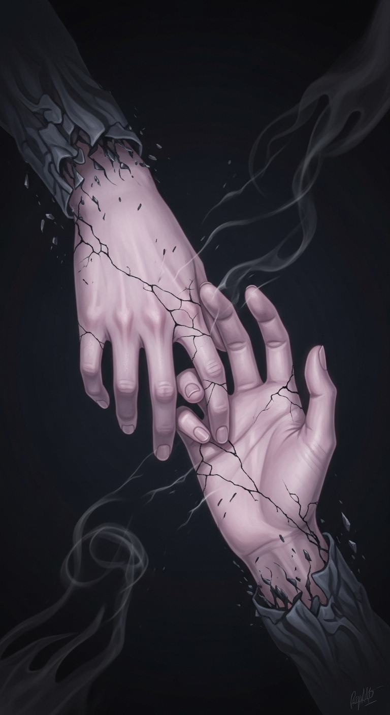 갈라진 손가락, 균열된 관계와 이별의 그림자 - 흉몽