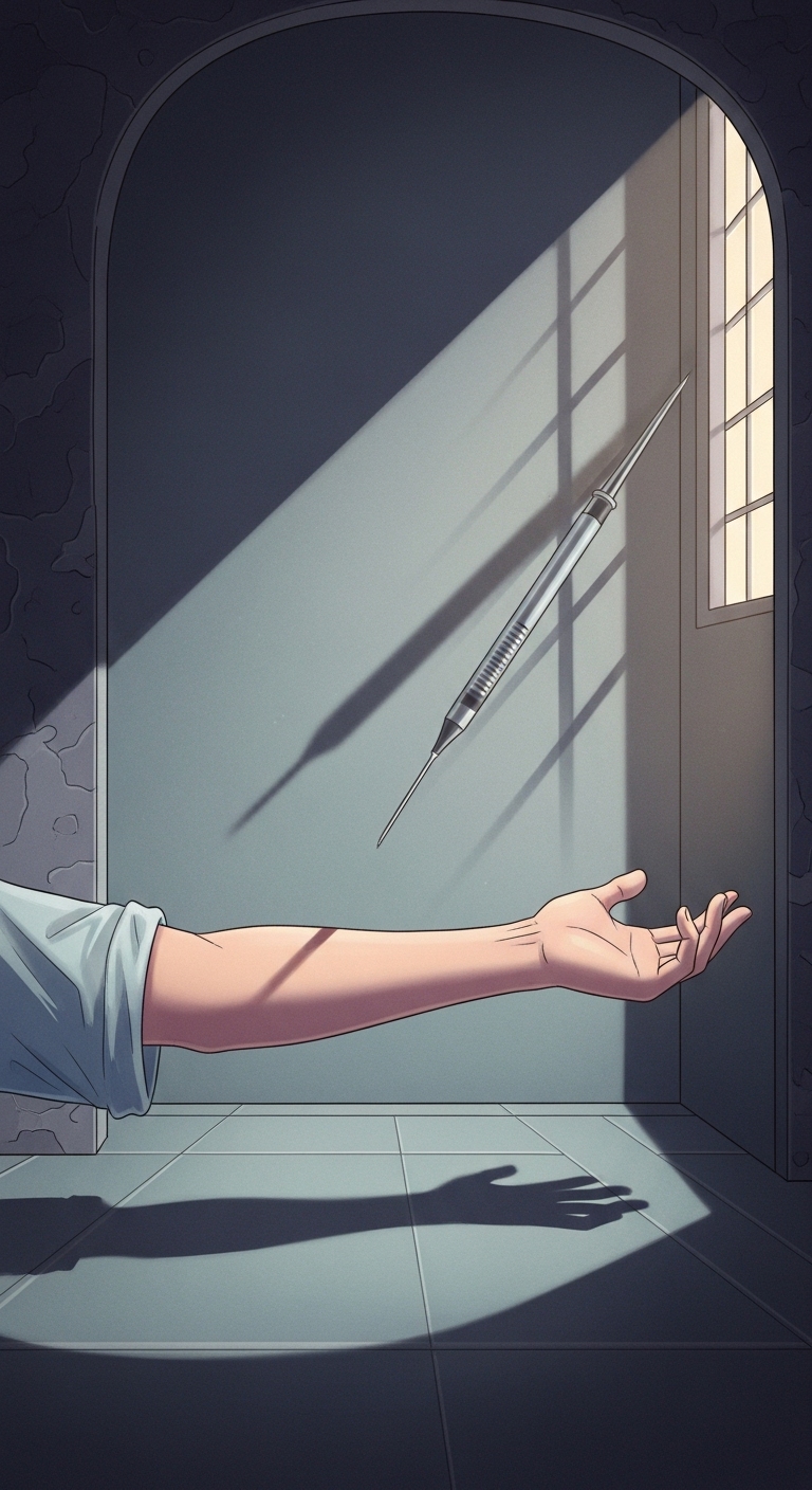 팔에 놓이는 주사: 예고된 가족의 시련과 치유의 이중성 - 흉몽