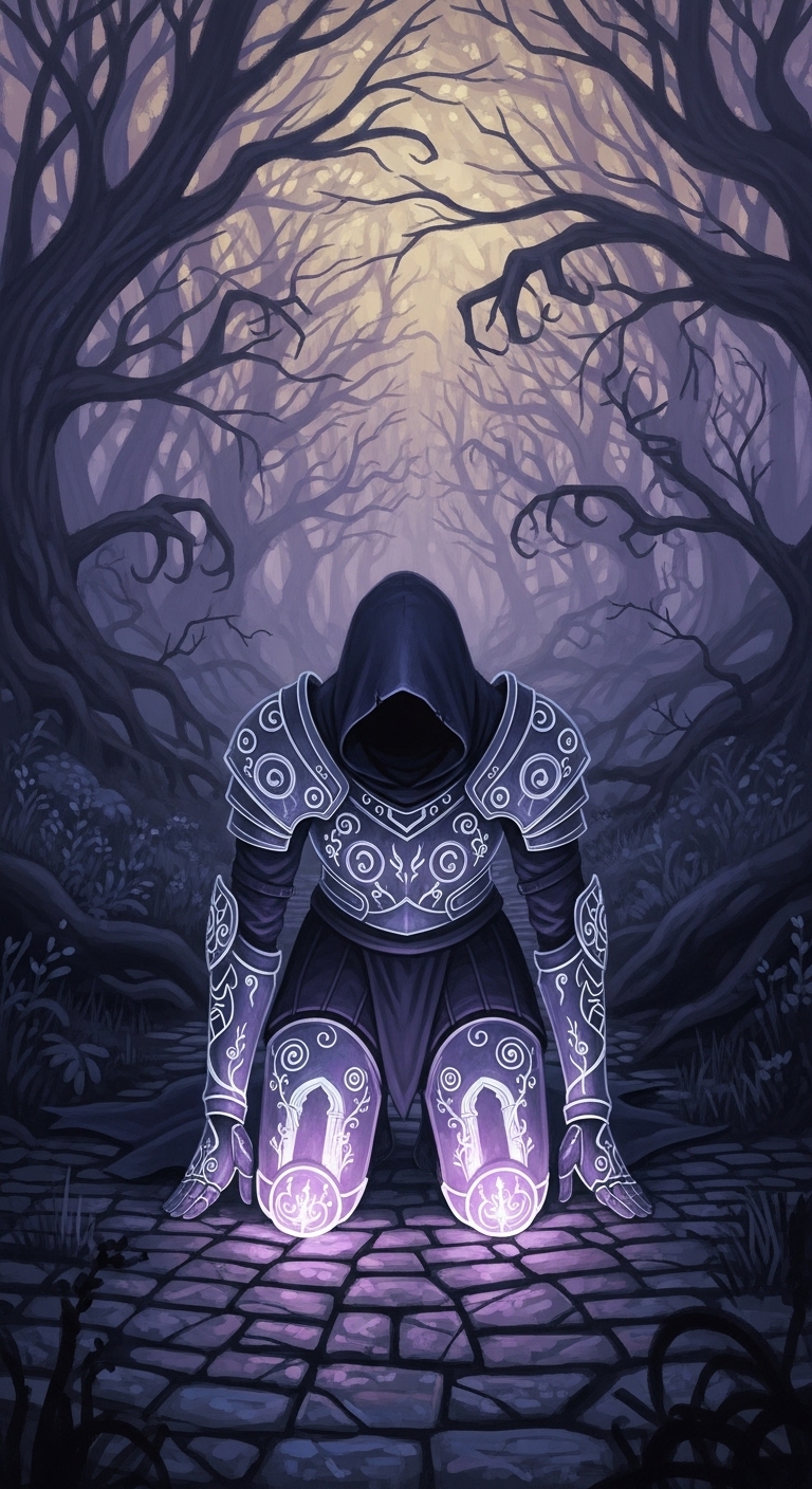 심한 무릎 부상으로 이동이 불가능한 꿈 - 흉몽