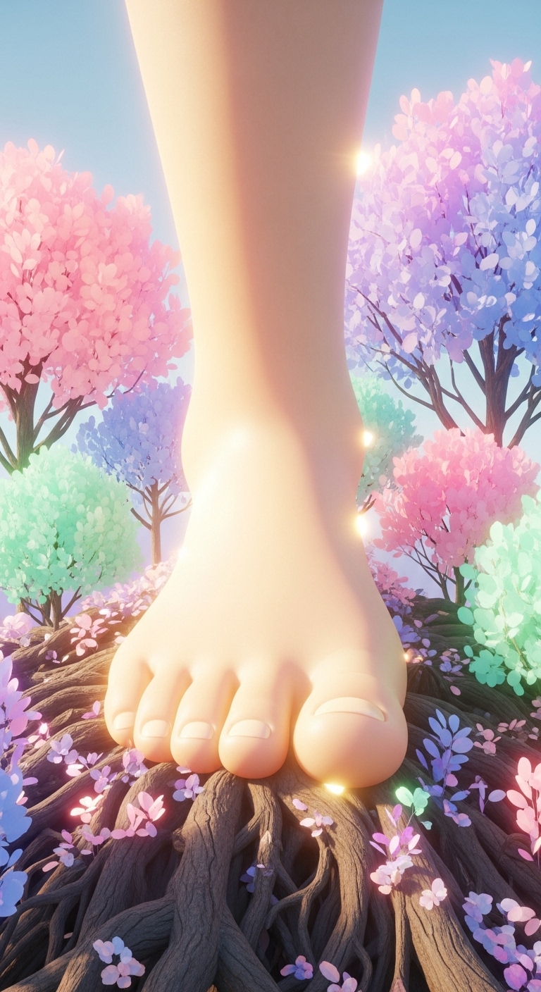 웅장한 발이 암시하는 건강과 도약의 꿈 - 길몽