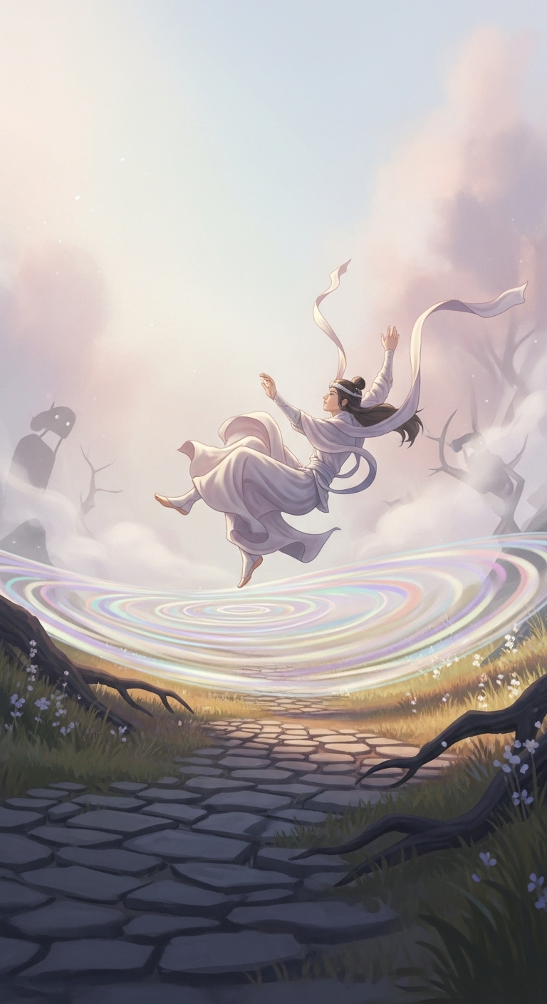 순간의 방심: 발이 미끄러져 넘어지는 꿈 - 보통 순간의 방심: 발이 미끄러져 넘어지는 꿈 - 보통