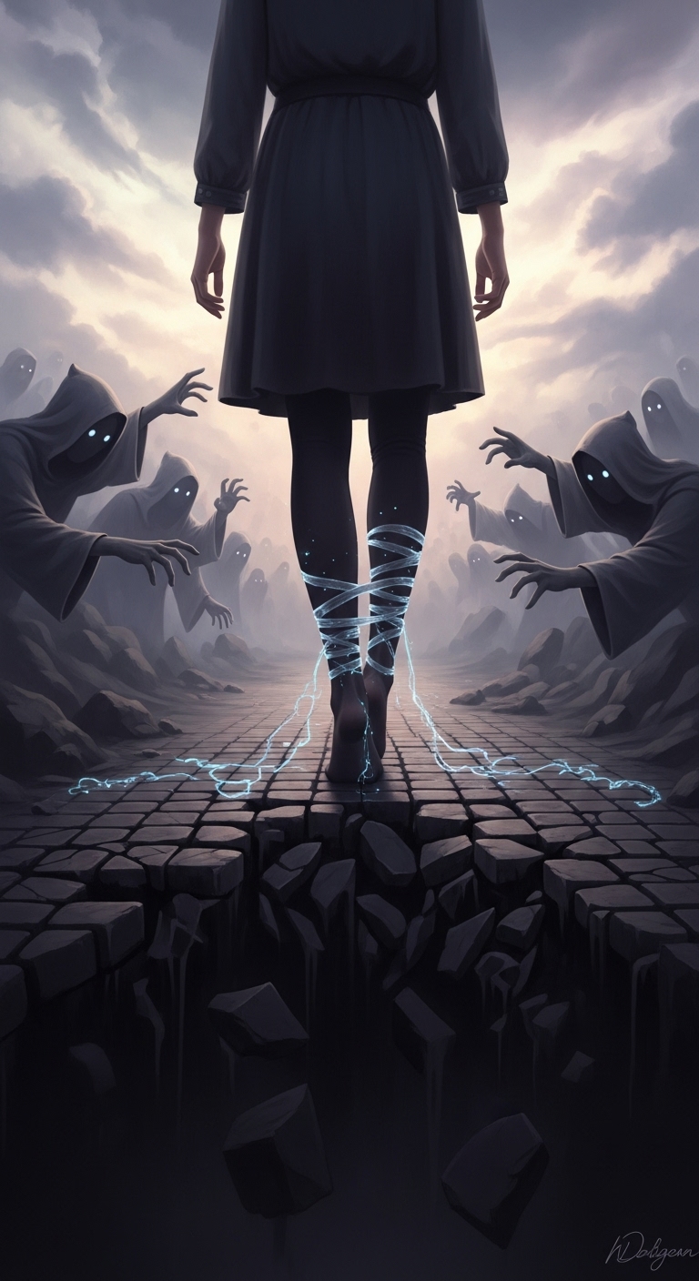 발목 부상, 믿었던 관계의 균열을 예고하는 꿈 - 흉몽