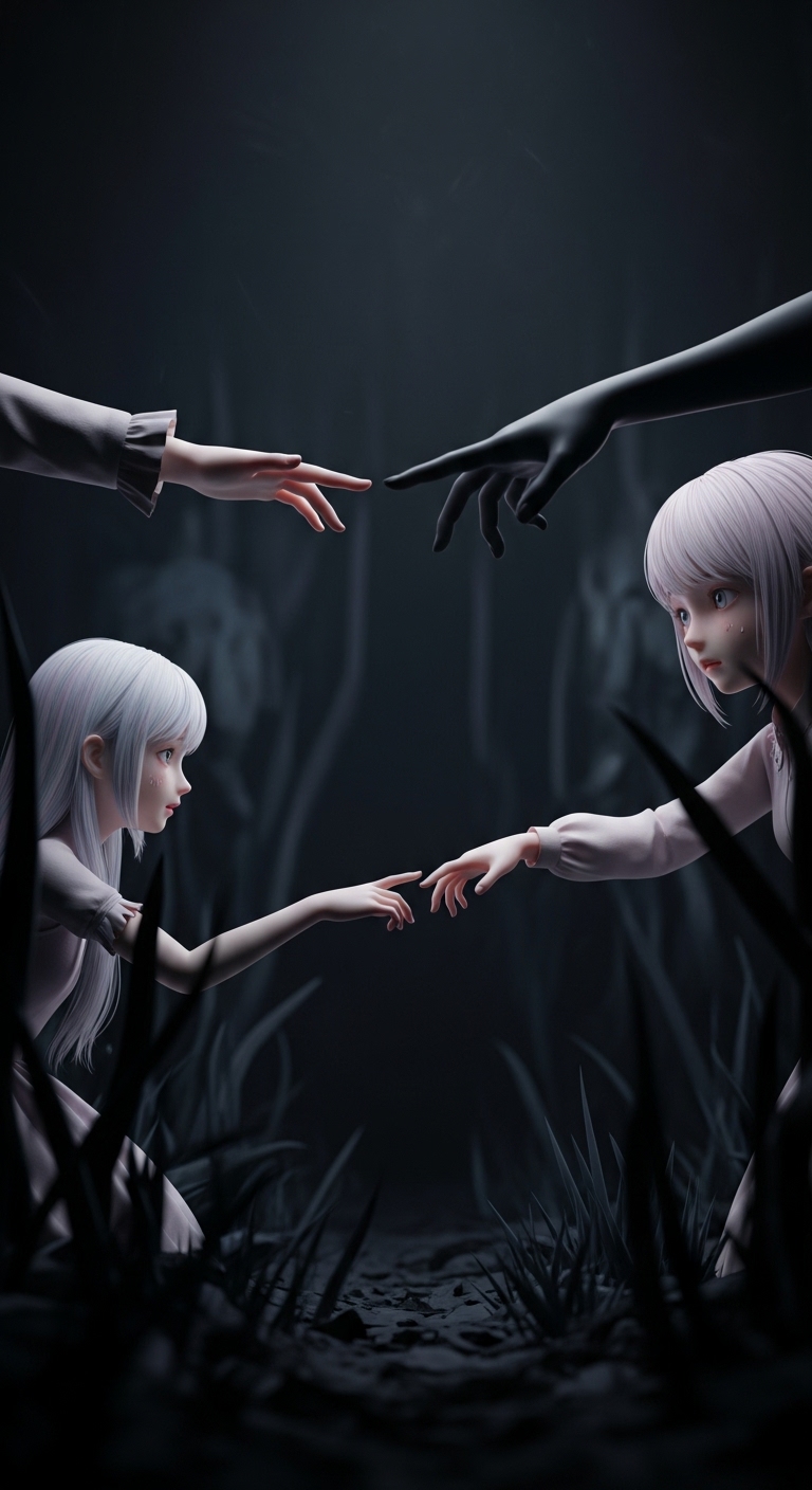 낯선 얼굴에 드리운 불안, 관계의 불신을 경고하는 꿈 - 흉몽