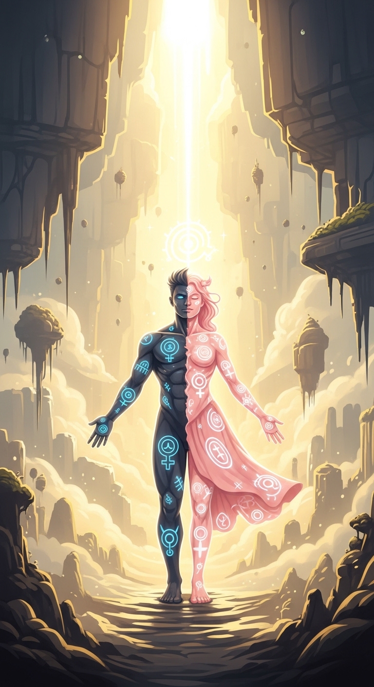 성별의 경계를 허무는 존재를 마주한 꿈 - 길몽