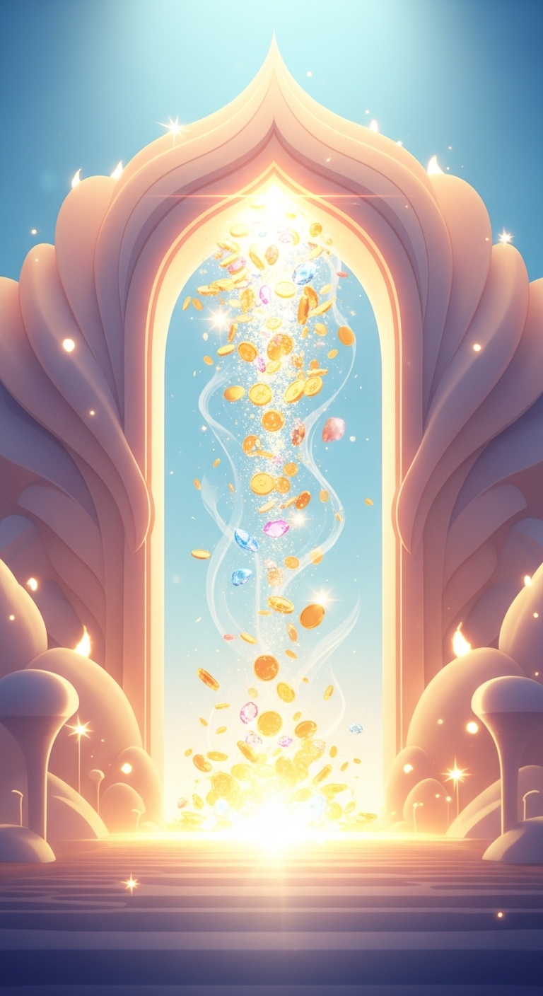 활짝 열린 통로, 재물과 기회가 쏟아지는 꿈 - 길몽