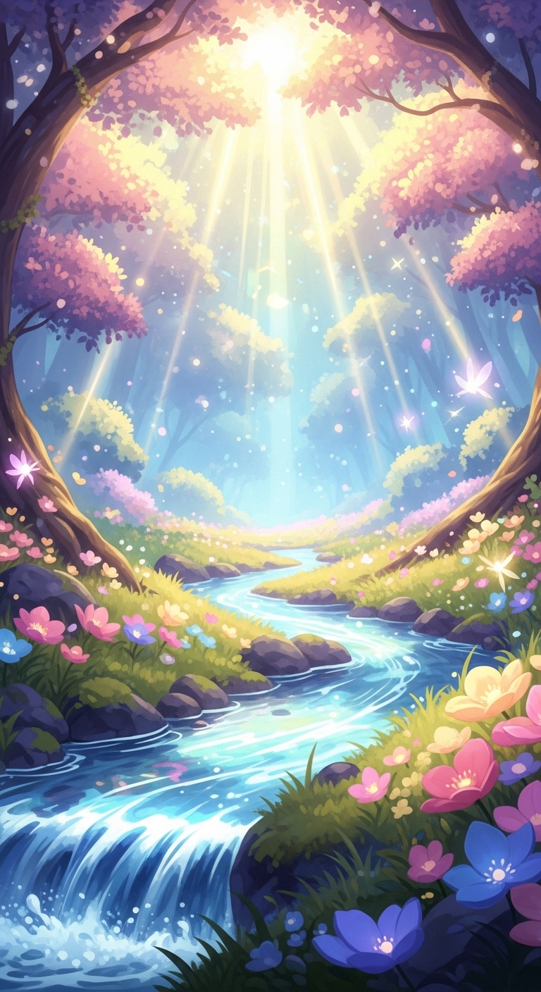 맑은 흐름이 예고하는 순조로운 시작의 꿈 - 길몽