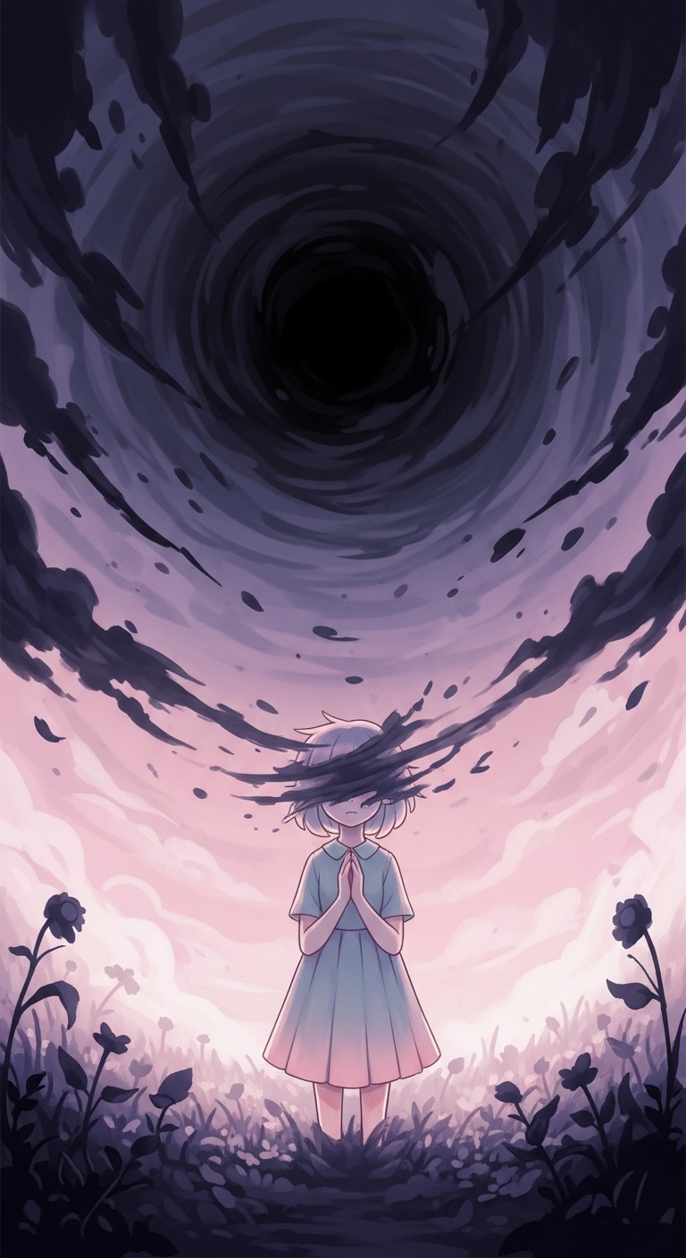 눈을 잃은 타인을 마주한 꿈 - 흉몽