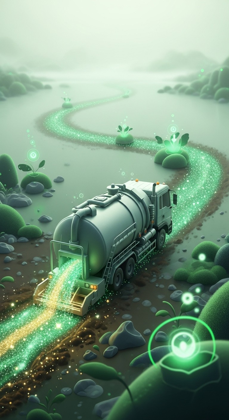 묵은 재물과 문제를 해소하고 새로운 길을 여는 분뇨 차 꿈 - 보통 묵은 재물과 문제를 해소하고 새로운 길을 여는 분뇨 차 꿈 - 보통