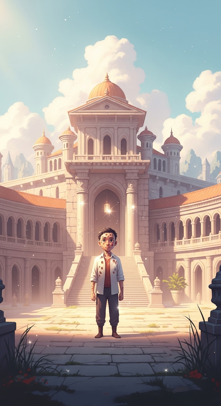 험한 세월의 흔적, 곰보 자국 얼굴을 마주한 꿈 - 길몽