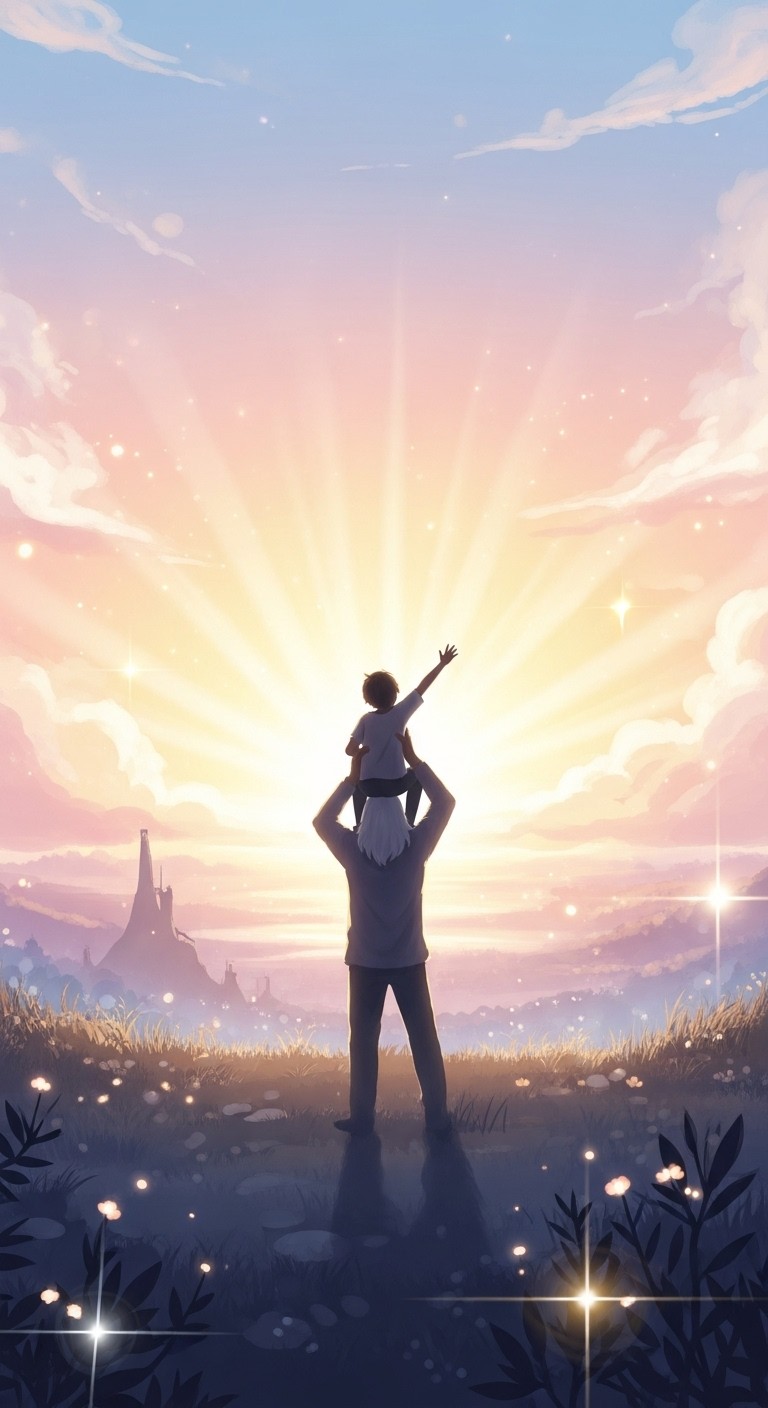 누군가의 등에 올라타, 삶의 전환점을 맞는 꿈 - 길몽