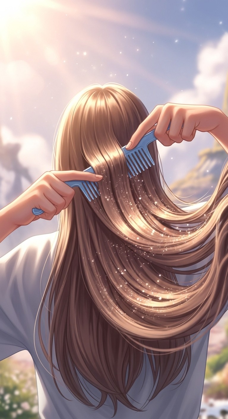 새로운 길을 여는, 머리를 정돈하는 꿈 - 길몽