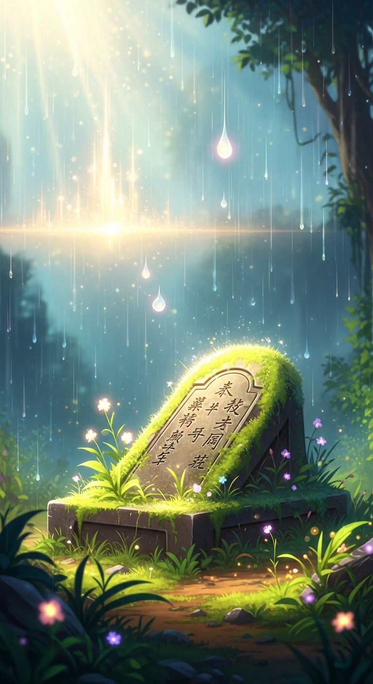 조상의 묘에 내린 단비, 사업 번창을 예고하다 - 길몽