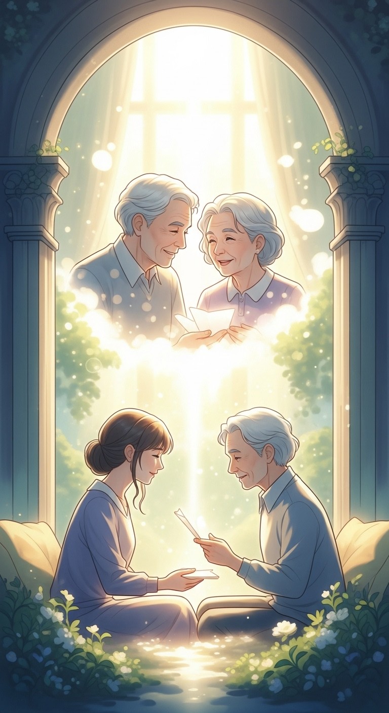 부모님과의 재회: 삶의 길을 밝히는 기쁜 소식 - 길몽 부모님과의 재회: 삶의 길을 밝히는 기쁜 소식 - 길몽