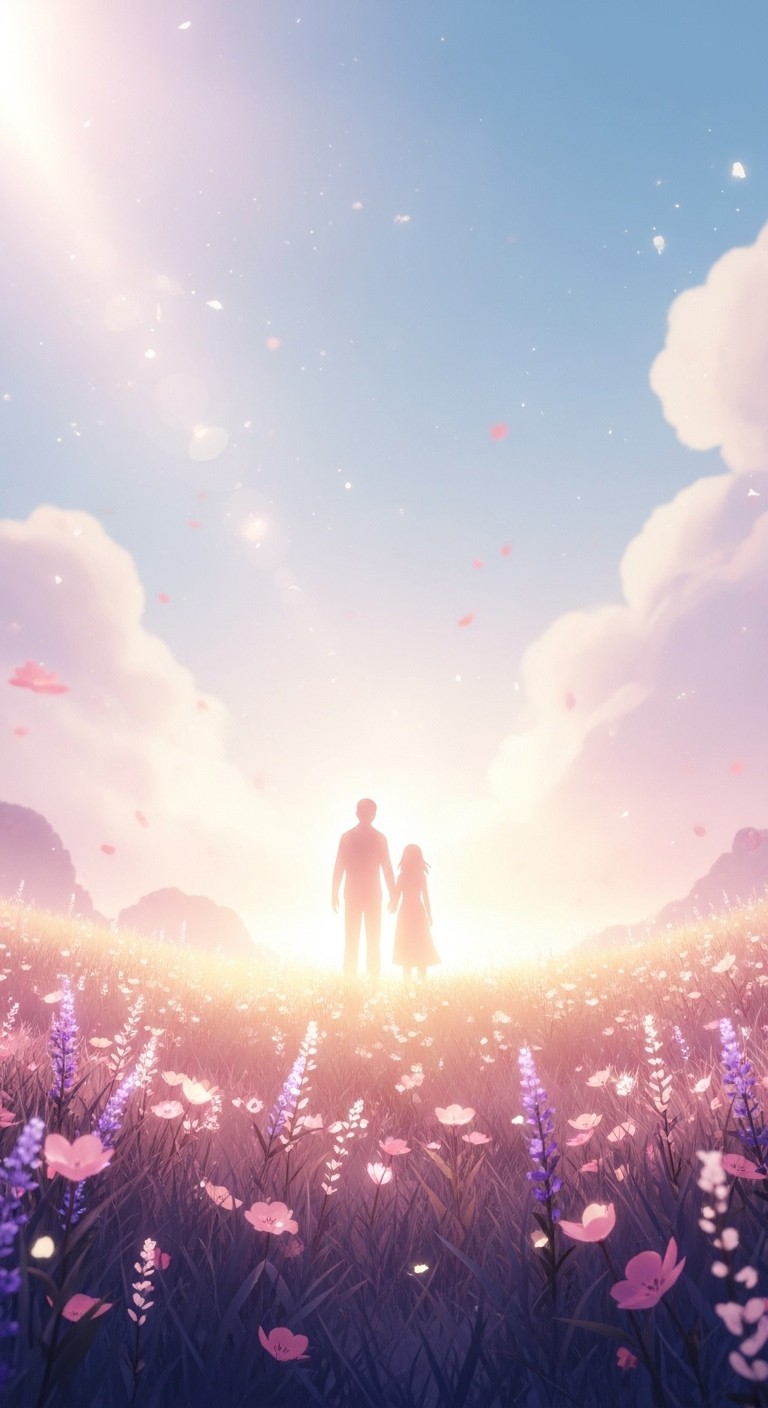 멀리서 마주한 부모님, 다가올 소식과 깊은 연결의 메시지 - 길몽