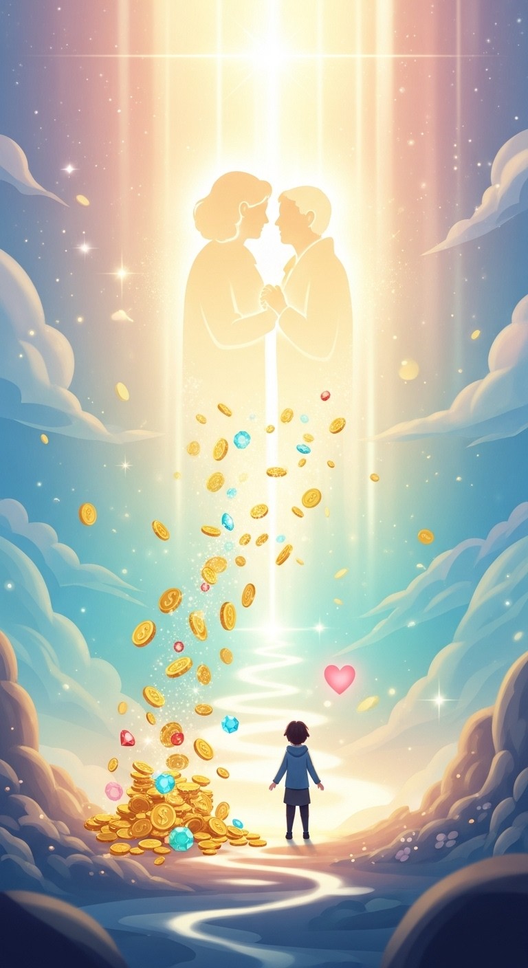 부모의 평온한 임종과 함께 찾아오는 재물운의 꿈 - 길몽 부모의 평온한 임종과 함께 찾아오는 재물운의 꿈 - 길몽