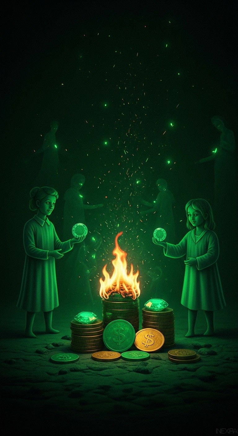 부모님이 소각한 돈: 재정 손실과 탐욕에 대한 경고의 꿈 - 흉몽 부모님이 소각한 돈: 재정 손실과 탐욕에 대한 경고의 꿈 - 흉몽