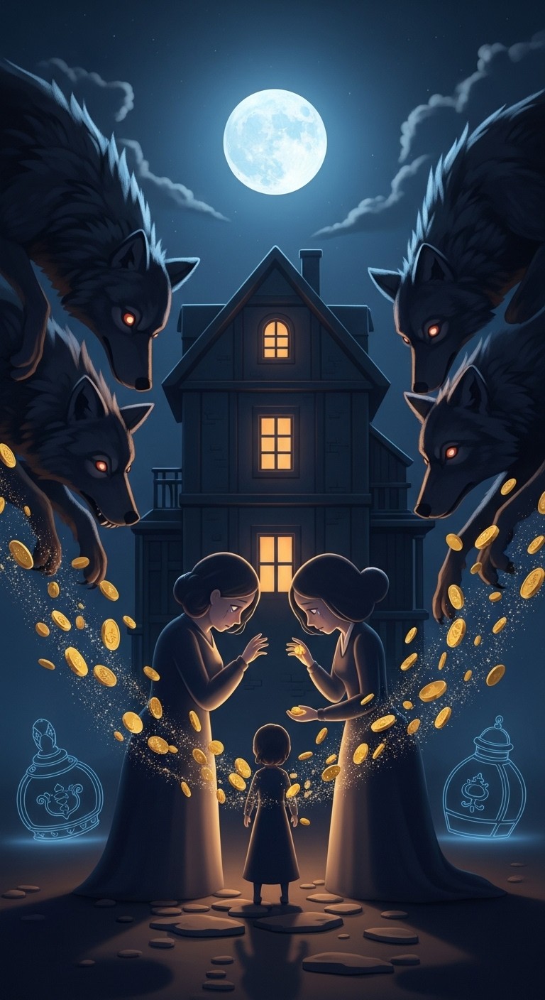 재물 시비를 부르는 부모와 개의 충돌 꿈 - 흉몽