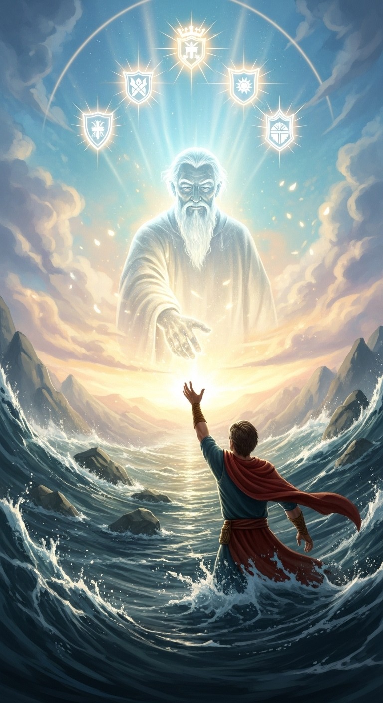 위기에 처한 조상을 구하고 가문의 영광을 재건하는 꿈 - 길몽