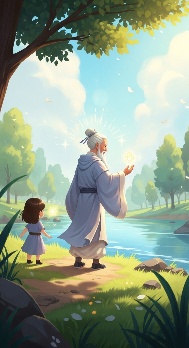 강을 건너지 않고 돌아온 조상: 순조로운 관계의 예언 - 길몽