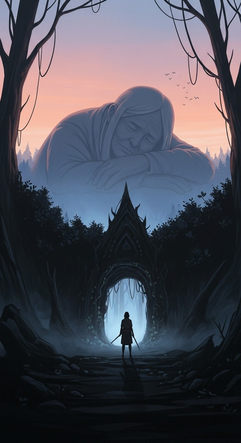 잠든 조상을 본 꿈: 고요함 속의 메시지 - 흉몽